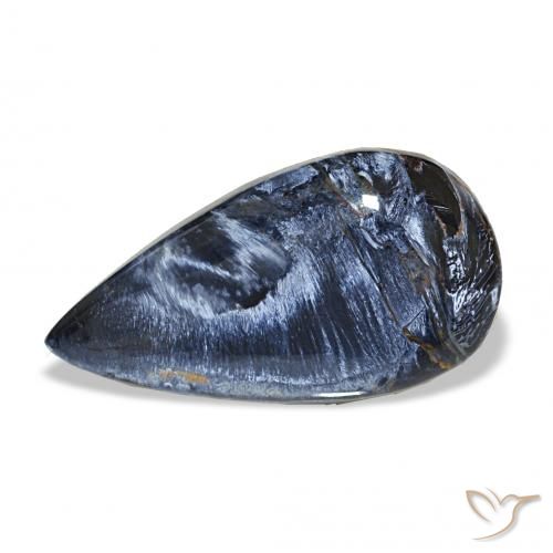 14.07ct Mehrfarbig Pietersite, Birnenform, Lichtundurchlässig