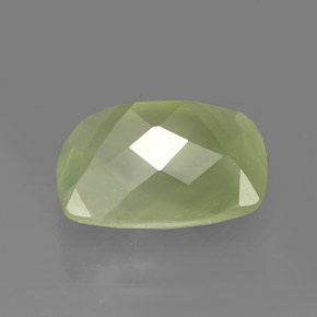 5,45 ctw natürlicher grüner Prehnit, Transparent, Transparent / Lichtdurchlässig