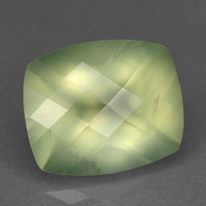 5,33 ctw natürlicher grüner Prehnit, Transparent, Transparent / Lichtdurchlässig