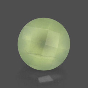 1,94 ctw natürlicher grüner Prehnit, Transparent, Transparent / Lichtdurchlässig