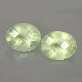  ct natürliche grüner Prehnit-Edelsteine, Transparent, Transparent / Lichtdurchlässig