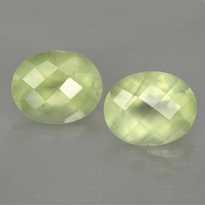  ct natürliche grüner Prehnit-Edelsteine, Transparent, Transparent / Lichtdurchlässig