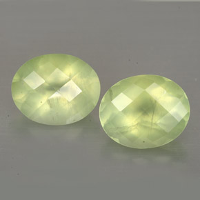  ct natürliche grüner Prehnit-Edelsteine, Transparent, Transparent / Lichtdurchlässig