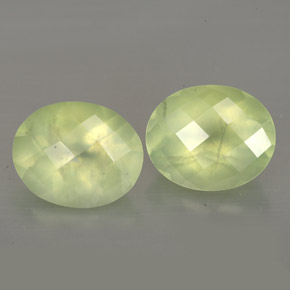  ct natürliche grüner Prehnit-Edelsteine, Transparent, Transparent / Lichtdurchlässig