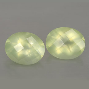  ct natürliche grüner Prehnit-Edelsteine, Transparent, Transparent / Lichtdurchlässig
