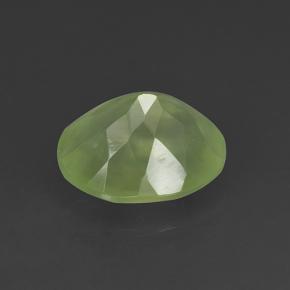 4,92 ctw natürlicher grüner Prehnit, Oval Schliff, Lichtdurchlässig