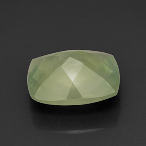 4,73 ctw natürlicher grüner Prehnit, Transparent, Transparent / Lichtdurchlässig