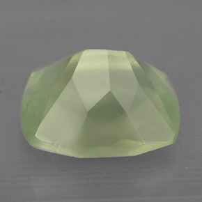 5,66 ctw natürlicher grüner Prehnit, Transparent, Transparent / Lichtdurchlässig