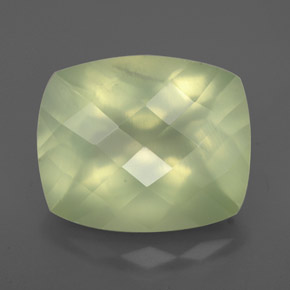 5,16 ctw natürlicher grüner Prehnit, Transparent, Transparent / Lichtdurchlässig