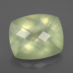 5,16 ctw natürlicher grüner Prehnit, Transparent, Transparent / Lichtdurchlässig
