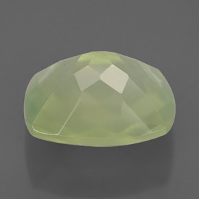 5,16 ctw natürlicher grüner Prehnit, Transparent, Transparent / Lichtdurchlässig