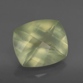 5,04 ctw natürlicher grüner Prehnit, Transparent, Transparent / Lichtdurchlässig