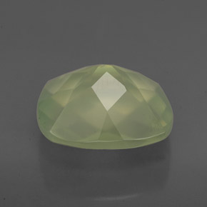 5,04 ctw natürlicher grüner Prehnit, Transparent, Transparent / Lichtdurchlässig