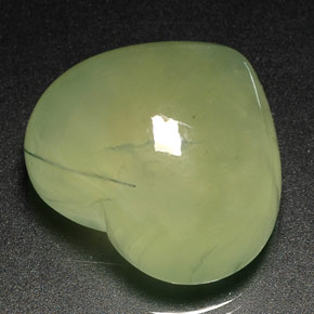 40,95 ctw natürlicher grüner Prehnit, Transparent, Transparent / Lichtdurchlässig