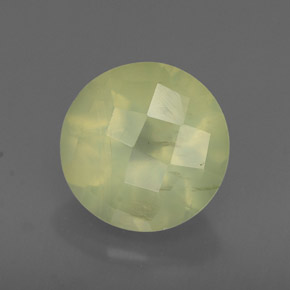 1,96 ctw natürlicher grüner Prehnit, Transparent, Transparent / Lichtdurchlässig