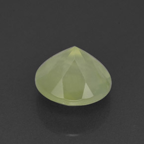 2,15 ctw natürlicher grüner Prehnit, Transparent, Transparent / Lichtdurchlässig