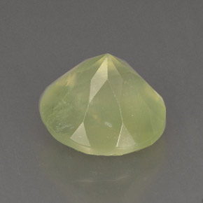 1,94 ctw natürlicher grüner Prehnit, Transparent, Transparent / Lichtdurchlässig