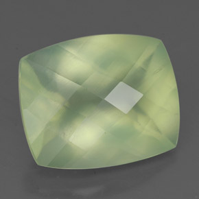5,65 ctw natürlicher grüner Prehnit, Transparent, Transparent / Lichtdurchlässig
