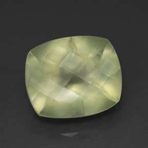 5,60 ctw natürlicher grüner Prehnit, Transparent, Transparent / Lichtdurchlässig