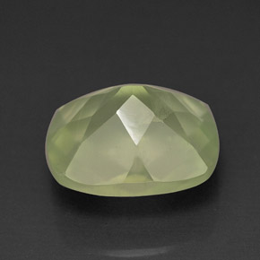 5,60 ctw natürlicher grüner Prehnit, Transparent, Transparent / Lichtdurchlässig