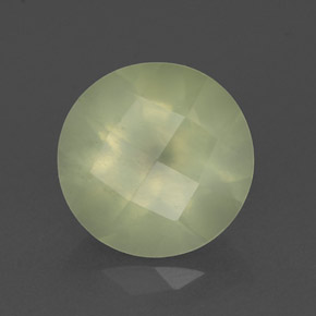1,90 ctw natürlicher grüner Prehnit, Transparent, Transparent / Lichtdurchlässig