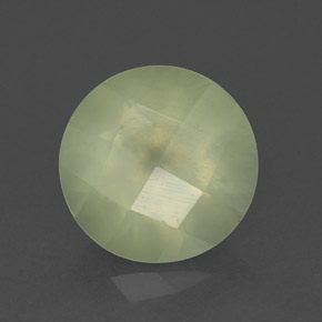 1,90 ctw natürlicher grüner Prehnit, Transparent, Transparent / Lichtdurchlässig