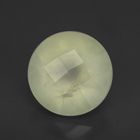 1,94 ctw natürlicher grüner Prehnit, Transparent, Transparent / Lichtdurchlässig