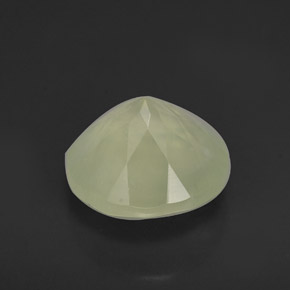 1,94 ctw natürlicher grüner Prehnit, Transparent, Transparent / Lichtdurchlässig