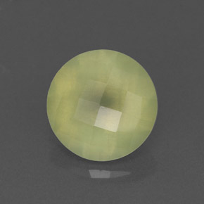 1,96 ctw natürlicher grüner Prehnit, Transparent, Transparent / Lichtdurchlässig