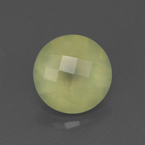 1,96 ctw natürlicher grüner Prehnit, Transparent, Transparent / Lichtdurchlässig
