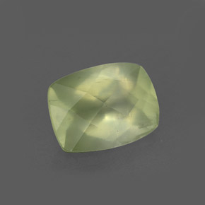 1,36 ctw natürlicher grüner Prehnit, Transparent, Transparent / Lichtdurchlässig