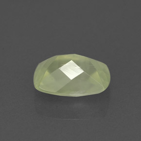 1,36 ctw natürlicher grüner Prehnit, Transparent, Transparent / Lichtdurchlässig