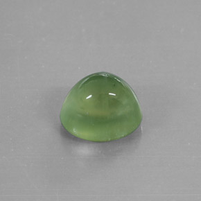 4,19 ctw natürlicher grüner Prehnit, Transparent, Transparent / Lichtdurchlässig