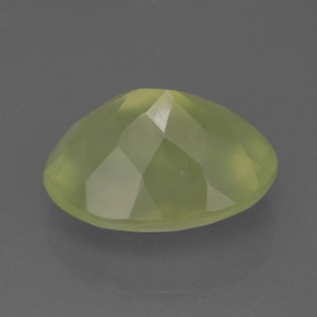 10,52 ctw natürlicher grüner Prehnit, Transparent, Transparent / Lichtdurchlässig