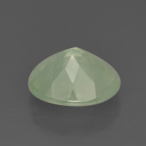 4,71 ctw natürlicher grüner Prehnit, Transparent, Transparent / Lichtdurchlässig