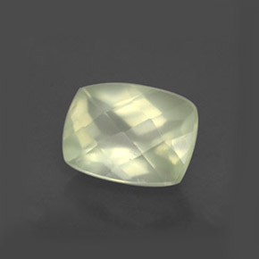 1,60 ctw natürlicher grüner Prehnit, Transparent, Transparent / Lichtdurchlässig