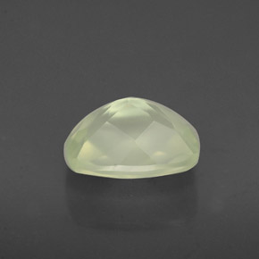 1,60 ctw natürlicher grüner Prehnit, Transparent, Transparent / Lichtdurchlässig