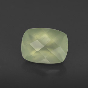 1,43 ctw natürlicher grüner Prehnit, Transparent, Transparent / Lichtdurchlässig