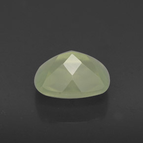 1,43 ctw natürlicher grüner Prehnit, Transparent, Transparent / Lichtdurchlässig
