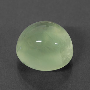 4,57 ctw natürlicher grüner Prehnit, Transparent, Transparent / Lichtdurchlässig
