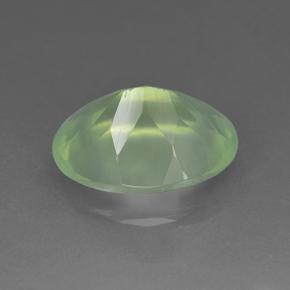 5,78 ctw natürlicher grüner Prehnit, Oval Schliff, Lichtdurchlässig