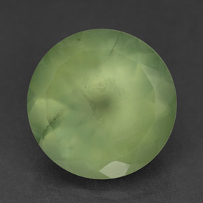 9,45 ctw natürlicher grüner Prehnit, Transparent, Transparent / Lichtdurchlässig