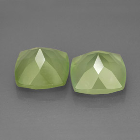  ct natürliche grüner Prehnit-Edelsteine, Transparent, Transparent / Lichtdurchlässig
