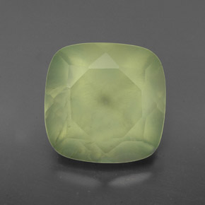 4,48 ctw natürlicher grüner Prehnit, Transparent, Transparent / Lichtdurchlässig