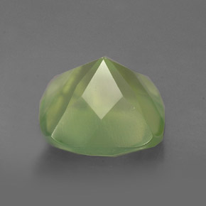 4,48 ctw natürlicher grüner Prehnit, Transparent, Transparent / Lichtdurchlässig