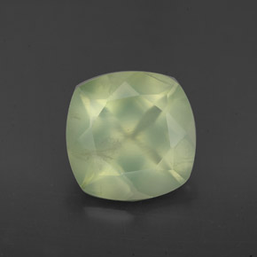 3,86 ctw natürlicher grüner Prehnit, Transparent, Transparent / Lichtdurchlässig