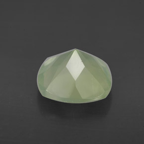3,86 ctw natürlicher grüner Prehnit, Transparent, Transparent / Lichtdurchlässig