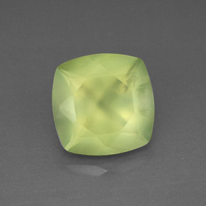 3,95 ctw natürlicher grüner Prehnit, Transparent, Transparent / Lichtdurchlässig