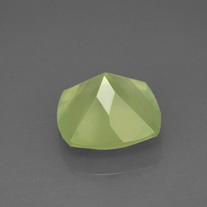 3,95 ctw natürlicher grüner Prehnit, Transparent, Transparent / Lichtdurchlässig