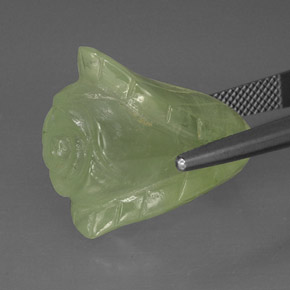 33,63 ctw natürlicher grüner Prehnit, Transparent, Transparent / Lichtdurchlässig
